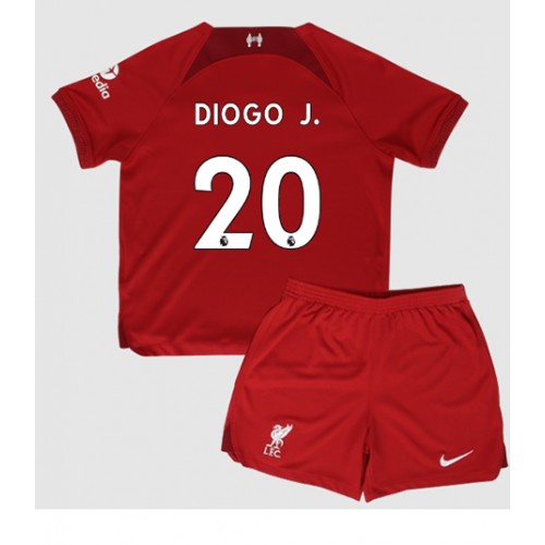 Liverpool Diogo Jota #20 Hjemmedraktsett Barn 2022-23 Kortermet (+ Korte bukser) Liverpool Diogo Jota #20 Hjemmedraktsett Barn 2022-23 Kortermet (+ Korte bukser)